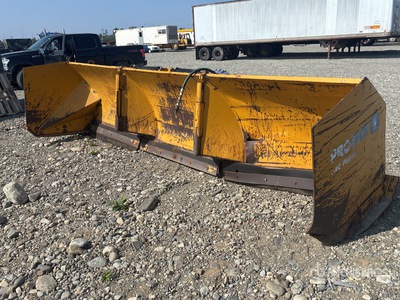 ProTech FP-16L 16 ft Power-V Snow Plow - Fits Wheel Loader