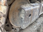 Undercarriage with Left Track Tensioner