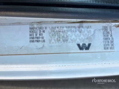 2013 Western Star 4900FA Truck تراكتور شاحنة كابينة النوم (ثنائية المحور)