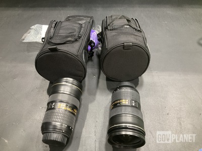 (2) Nikon AF-S Nikkor 24-70mm Camera Lenses