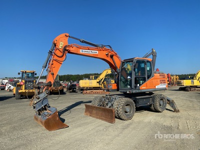 2017 Doosan DX140W-5 Wheel Excavator