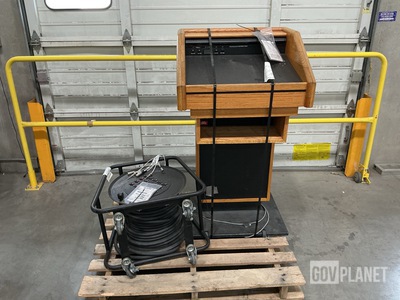 (1) Spool of Multi-Channel Snake & (1) Portasound Lectern One Sound Podium