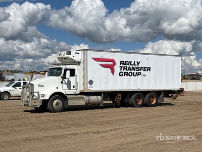 2009 Kenworth T800 6x4 Gekoelde Vrachtwagen
