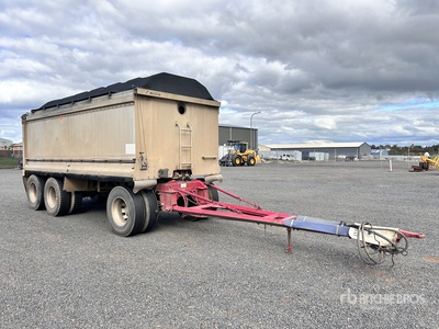 1998 Tefco 5.5 m Super Dog End Dump Trailer