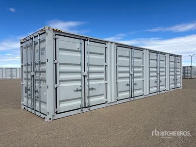 2026 40 ft High Cube Multi-Door Storage Container
