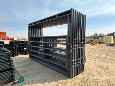Quantity of (16) 2025 BYT FRMGTE96 12 ft Magnum Ranch Frame Livestock Gate (Unused)