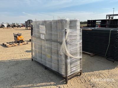 Quantity of (12) 2024 BYT FFC762 x 4 ft Galvanized Farm Fencing (Unused)