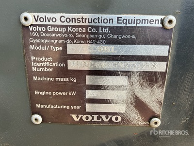 2014 Volvo EC480DL Tracked Excavator