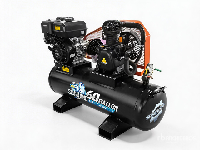 Gal Ratchie 2026 SDLANCH S60GAL Skid-Mounted 60 gal Compresor de Aire (Sin Usar ...
