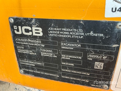 JCB JS220 Escavatore cingolato