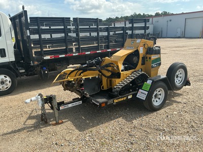 2021 Vermeer Walk Behind Stump Grinder w/2021 Vermeer TLR33 Trailer