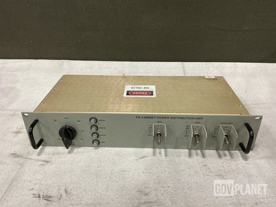 Raytheon G704704-2 PA Cabinet Power Distribution Unit