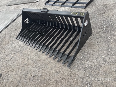 2025 Kit Containers QT-SB-L76-V3 76 in Skeleton Skid Steer Bucket