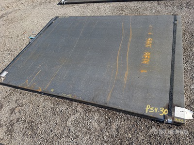 Quantity of (2) 2025 Kit Containers 6 ft x 8 ft 2 in 3/4 Stahlplatten