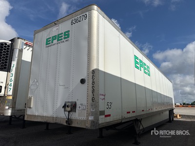 2016 Wabash DVCVHPC 53 ft x 102 in T/A Remolque de furgoneta