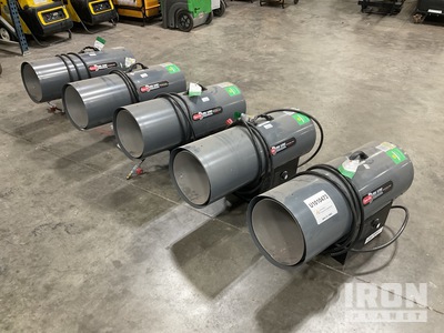 Quantity of 5  2022 Grainger RMC-FA3000GD 300000 BTU  Space Heater
