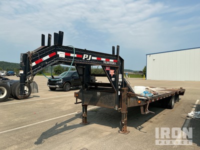 2020 PJ 25 ft T/A Gooseneck Remorque à plateau