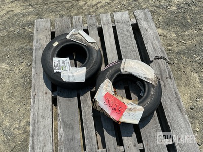 (2) Goodyear Flight Eagle 17.5 x 5.75-8 Tires