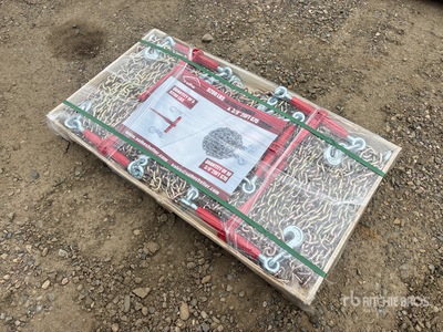Quantity of 2026 Suihe BC-9200 (5) 9200 lb Ratchet Binders, (10) 20 ft Chains (Unused)