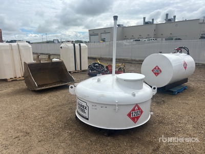 2005 Duragreen 1000 L Skid Mounted Steel Diesel Fuel Tank