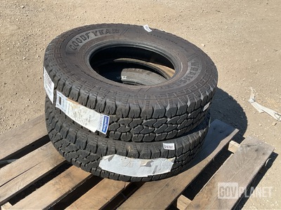 (2) Goodyear LT235/85R16 Workhorse AT Tires