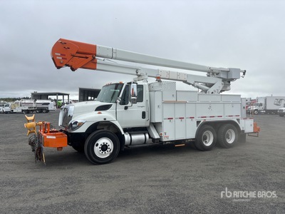 2013 Terex Hi-Ranger 5TC-55 55 ft on 2014 International 7400 6x4 Camion Nacelle