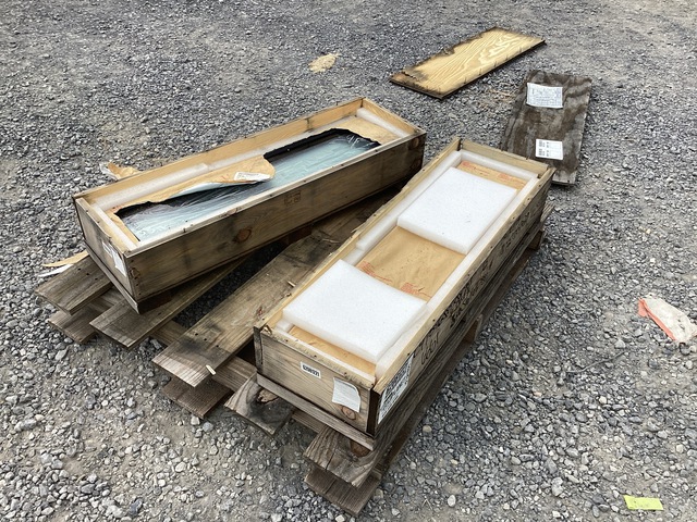 (2) Cat 253-7821 Laminated Glass Panels