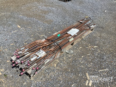 (31) Assorted 3944701 Metallic Bent Pipes