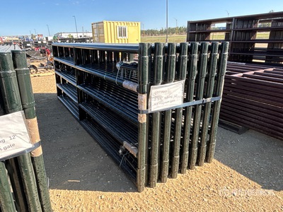 Quantity of (16) 2024 BYT MRG120 12 ft Magnum Ranch Livestock Gate (Unused)