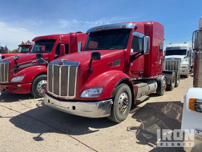 2015 Peterbilt 579 8x4 Tri/A Sleeper Truck Tractor