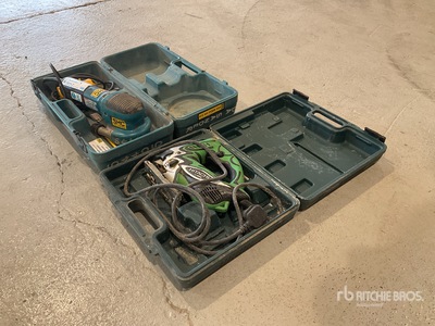 Quantity of (2) Hand Tools (1x Makita Sander, 1x Hitachi Jigsaw) Utensili