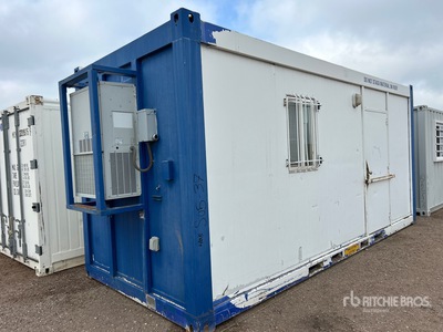 92 in x 19 ft Skid-Mounted Mobiel kantoor