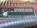 Engine with Emission Label