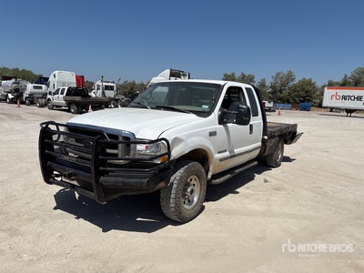 2000 Ford F-250 4x4 Extended Cab شاحنة مسطحة