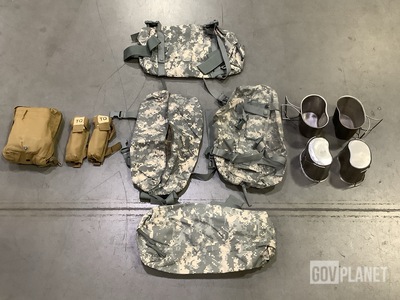 (31) Waist Packs, (25) Water Canteen Cups & Assorted Items
