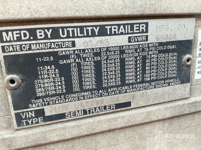 1995 Utility VS2R 48 ft T/A Remolque refrigerado