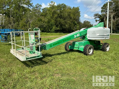 2016 Genie S-40 4WD Dual Fuel Telescopic Boom Lift