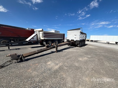 32 ft Quad/A Turntable Pup Demolition End Dump Trailer