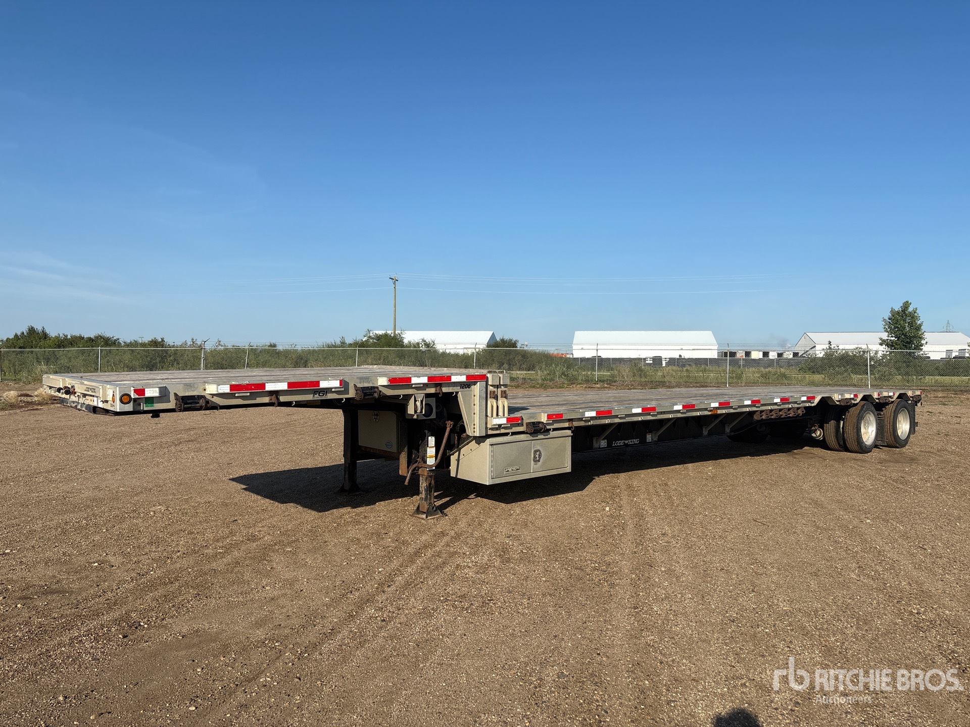 2012 Lode King 48 ft T/A Spread Axle Step Deck Trailer