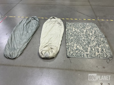 (111) Wet Weather Poncho Liners & (110) Sleeping Bags