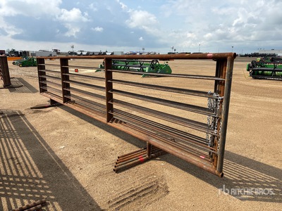 Quantity of (5) 24 ft x 5 ft 4 in Livestock Panel