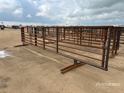 Quantity of (2) 24 ft x 5 ft 4 in Livestock Panel