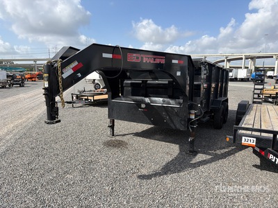 2026 ed 14 ft 7 in T/A Gooseneck Dump Utility Trailer