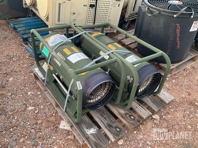 (2) HDT 106850-PKD Space Heaters