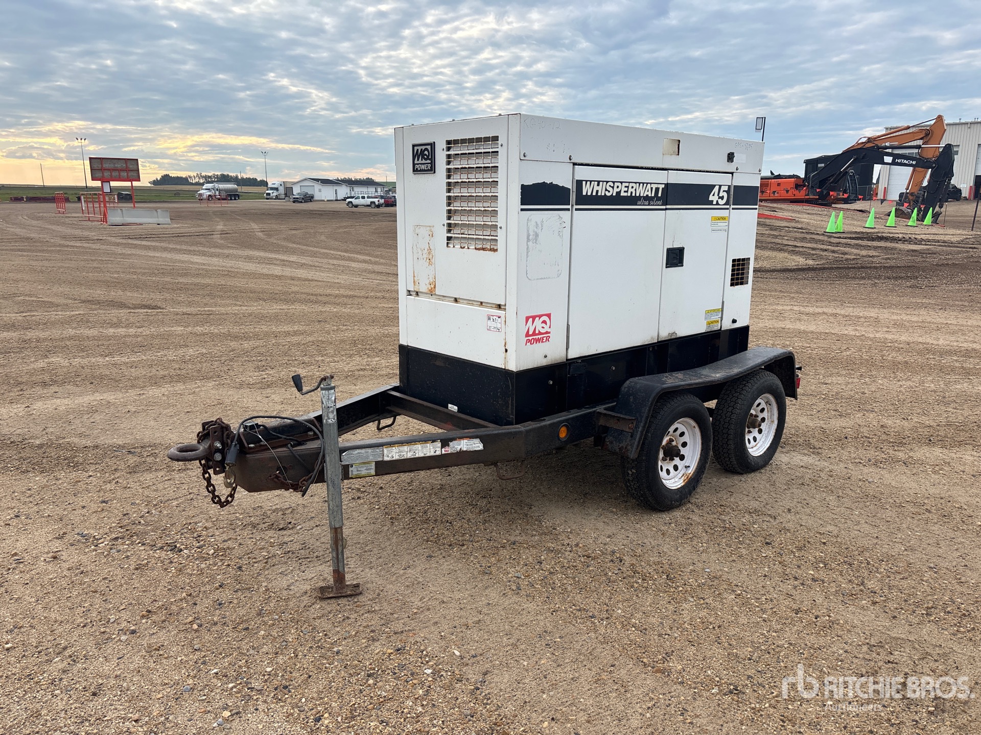 Whisperwatt DCA45US12 45 kVA Mobile Generator Set