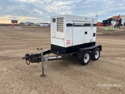 Whisperwatt DCA45US12 45 kVA Mobile Generator Set