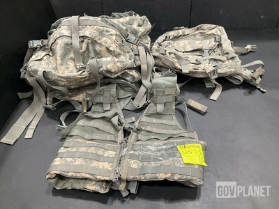 (18) Assault Packs, (27) Fighting Load Carriers & Assorted Items