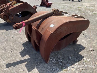 54 in Q/C Excavator Grapple - Fits Cat 235