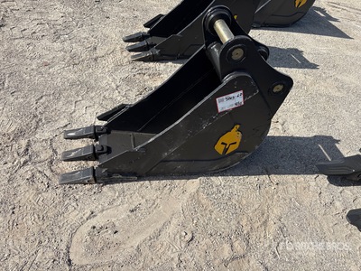 Trojan 50CL 12 in Digging Cazo para excavadora - Fits 45 mm Cat 305, 305.5 Komatsu PC45/50/55 Hyundai R55, Hitachi/Deere 50D/G Case, New Holland, Kobelco SK50 Bobcat E50/341/337