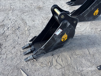 Trojan 50CL 12 in Digging Cazo para excavadora - Fits 45 mm Cat 305, 305.5 Komatsu PC45/50/55 Hyundai R55, Hitachi/Deere 50D/G Case, New Holland, Kobelco SK50 Bobcat E50/341/337